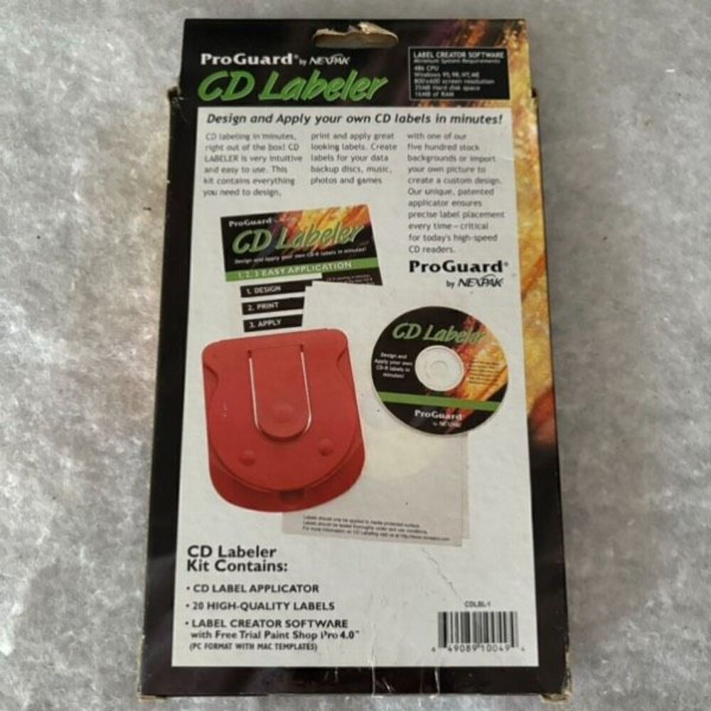 Pro Guard CD Labeler With Software *New* - Picture 3 of 5
